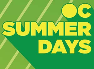 OC Summer Days image of flyer for OC Summer Days