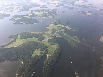 Photo of islands from above