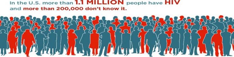 in the U.S, more than 1.1 million people have HIV and more t