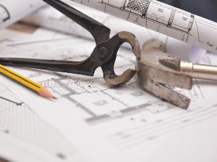 engineering tools and blueprints