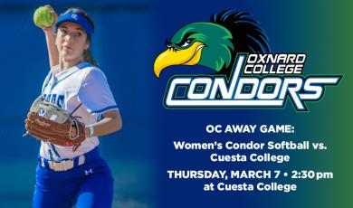 Women’s Softball: OC Condors (Away Game) vs. Cuesta College