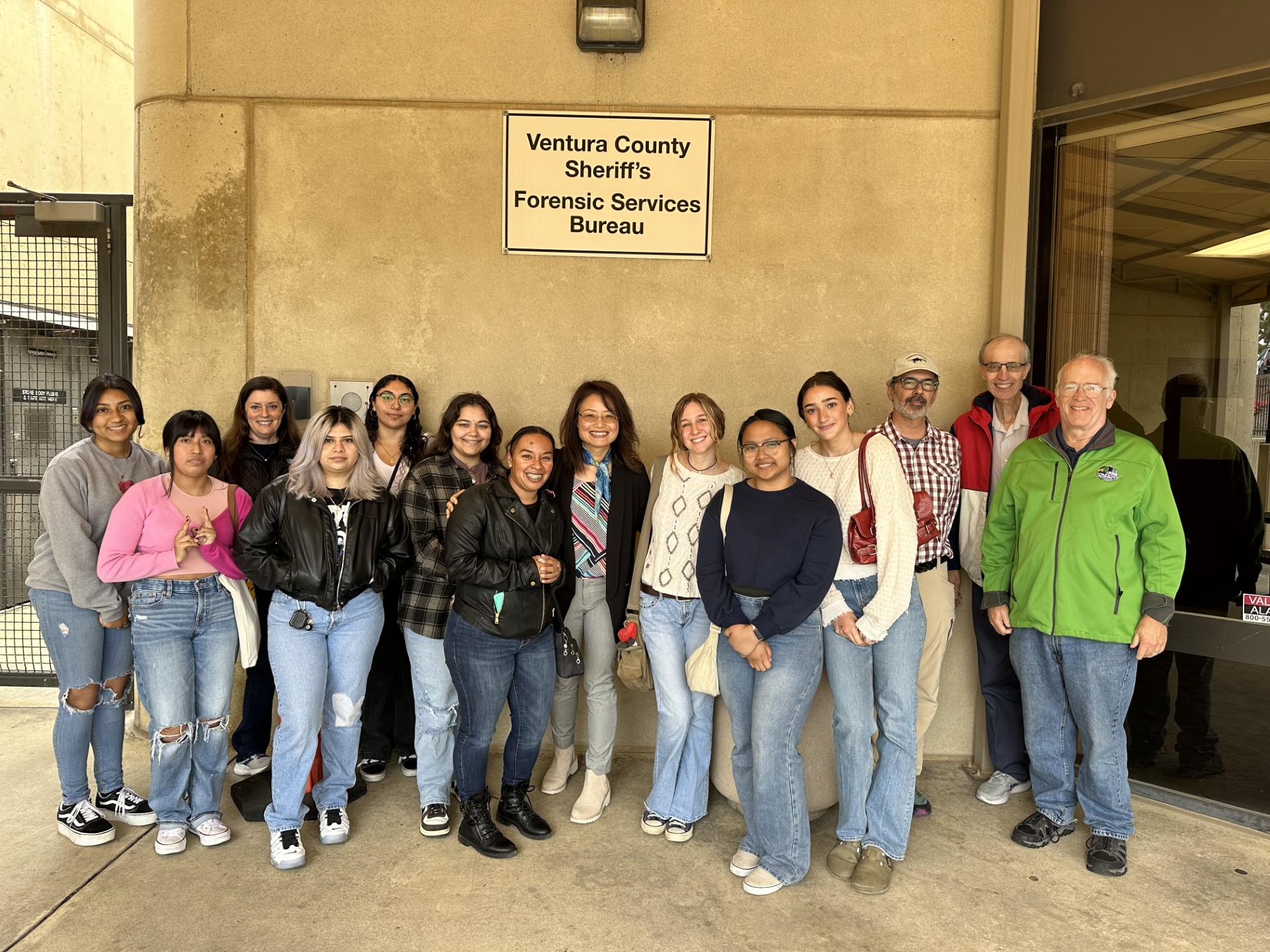 women in stem forensics field trip