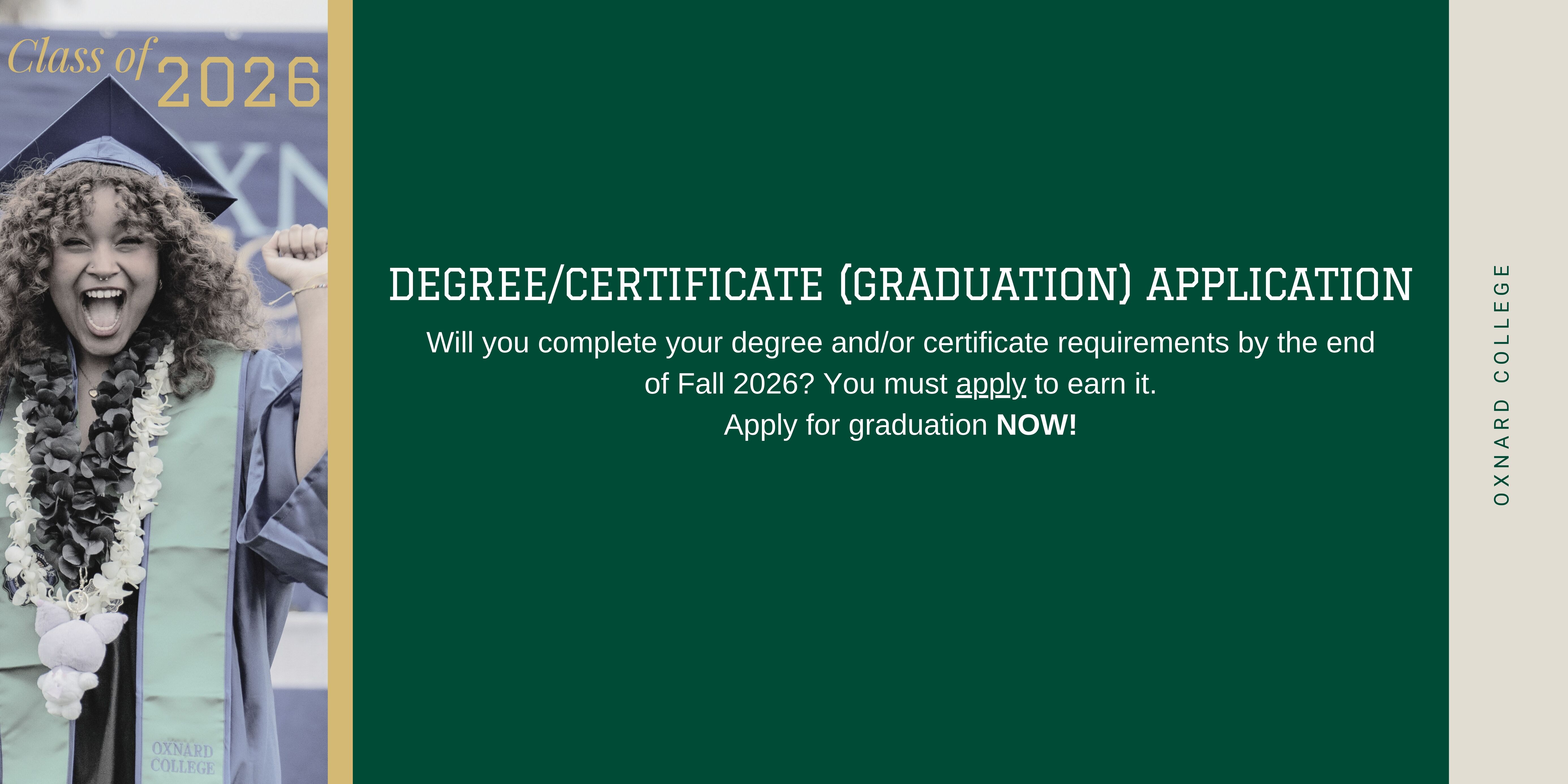 Fall 2026 Grad Banner