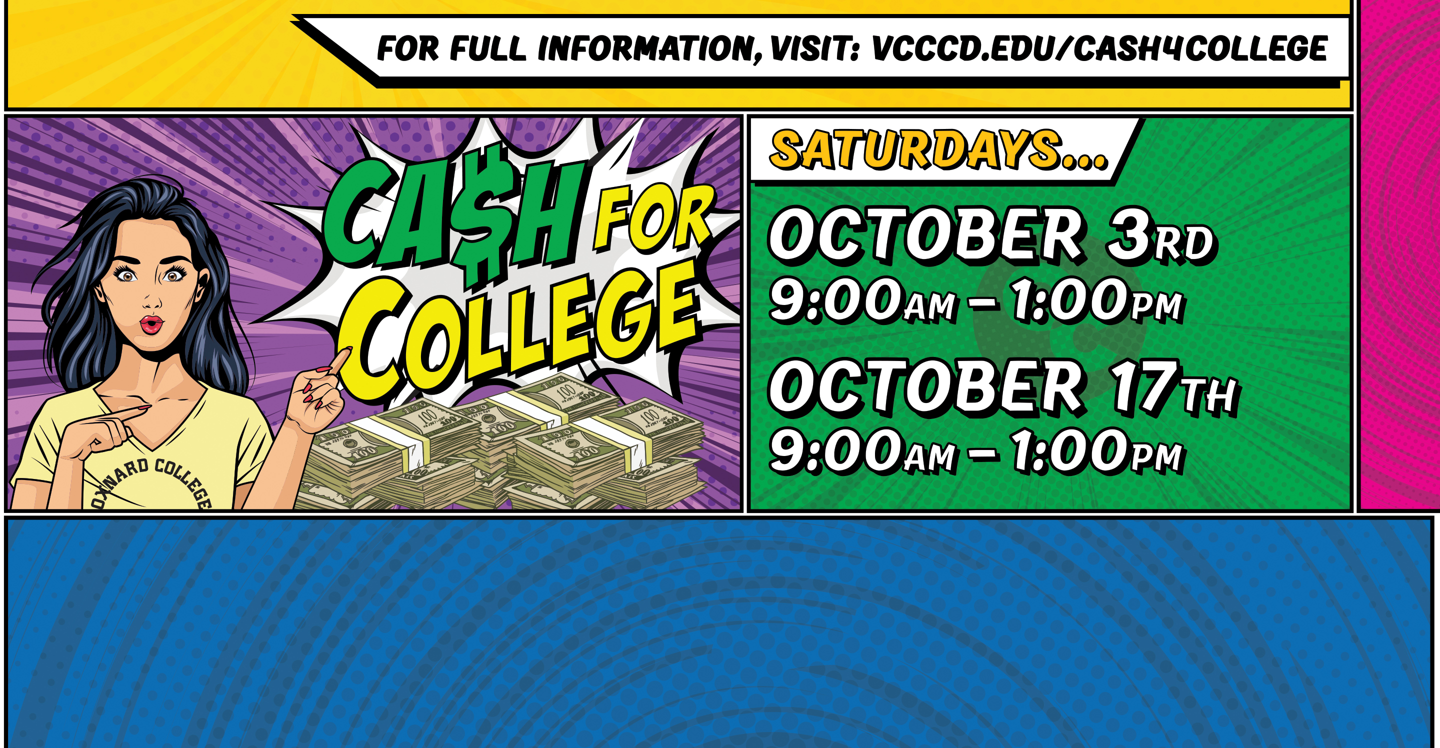 Cash for College Workshops — October 3rd & 17th
