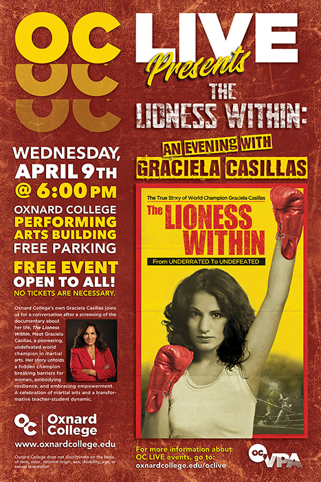 OC LIVE: The Lioness Within –&nbsp;An Evening with Graciela Casillas