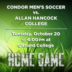 OC Men’s Soccer (Home Game) vs. Allan Hancock College