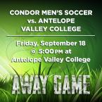 Men’s Soccer: OC Condors vs. Antelope Valley College (Away Game)