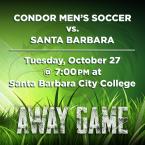 Men’s Soccer: OC Condors vs. Santa Barbara City College (Away Game)