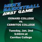 OC Men’s Basketball vs. Cerritos College (Away Game)