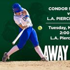 Women’s Softball: OC Condors (Away Game) vs. L.A. Pierce College