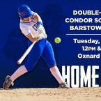 Women’s Softball Double-Header: OC Condors (Home Game) vs. Barstow College
