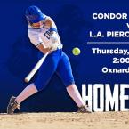 Women’s Softball: OC Condors (Home Game) vs. L.A. Pierce College 