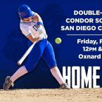 Women’s Softball Double-Header: OC Condors (Home Game) vs. San Diego City College