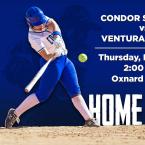 Women’s Softball: OC Condors (Home Game) vs. Ventura College 