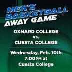 OC Men’s Basketball vs. Cuesta College (Away Game)