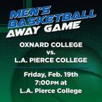 OC Men’s Basketball vs. L.A. Pierce College (Away Game)