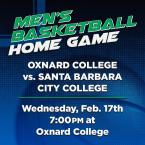 OC Men’s Basketball vs. Santa Barbara City College (Home Game)