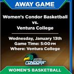 OC Women’s Basketball vs. Ventura College (Away Game) 
