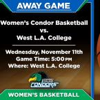 OC Women’s Basketball vs. West L.A. College (Away Game) 