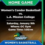 OC Women’s Basketball vs. L.A. Mission College (Home Game) 