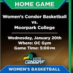 OC Women’s Basketball vs. Moorpark College (Home Game) 