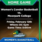 OC Women’s Basketball vs. Moorpark College (Home Game) 
