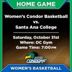 OC Women’s Basketball vs. Santa Ana College (Home Game)