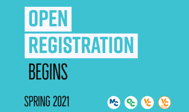 Graphic with text that reads: Nov 19 Open Registration Begin