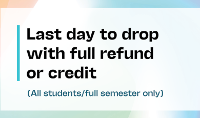 Colorful Background with text "Last day to drop with fu
