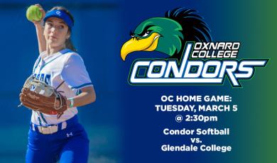 Women’s Softball: OC Condors (Home Game) vs. Glendale College 