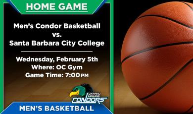 OC Men’s Basketball (Home Game) vs. Santa Barbara City College