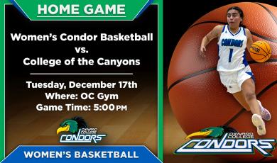 OC Women’s Basketball (Home Game) vs. College of the Canyons
