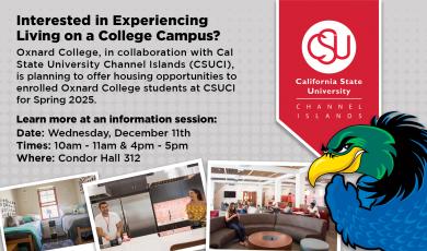 CSUCI Housing Collaboration Information Sessions 