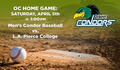 Men’s Baseball: OC Condors (Home Game) vs. L.A. Pierce College
