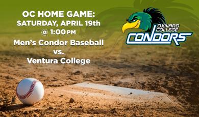 Men’s Baseball: OC Condors (Home Game) vs. Ventura College