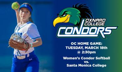 Women’s Softball: OC Condors (Home Game) vs. Santa Monica College 