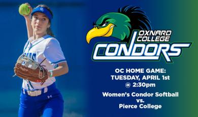 Women’s Softball: OC Condors (Home Game) vs. Pierce College 