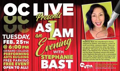 OC LIVE: As I Am – An Evening with Stephanie Bast