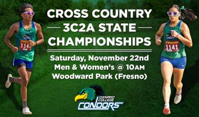 Men’s and Women’s Cross Country 3C2A State Championships – Away Event
