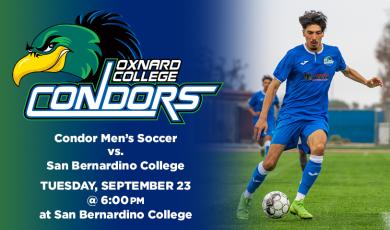 Men’s Soccer: OC Condors vs. San Bernardino College (Away Game)