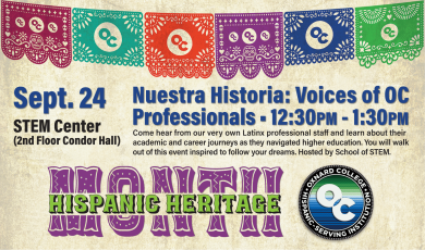 Hispanic Heritage Month Event: Nuestra Historia – Voices of OC Professionals