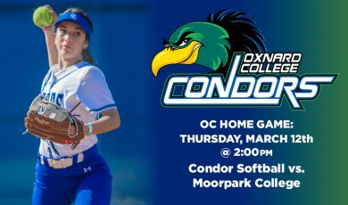 Women’s Softball: OC Condors (Home Game) vs. Moorpark College 
