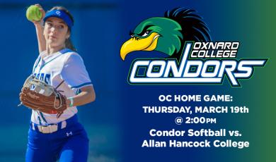 Women’s Softball: OC Condors (Home Game) vs. Allan Hancock College 