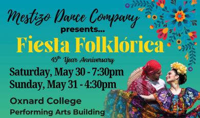 Fiesta Folklórica performance May 30th & 31st in the PAB