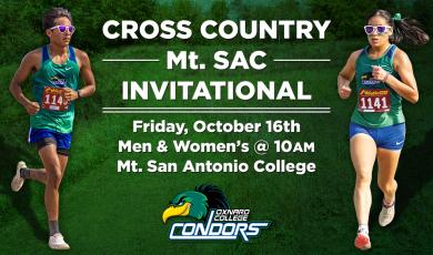 Men’s and Women’s Cross Country Mt. SAC Invitational – Away Event