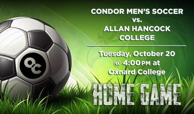 OC Men’s Soccer (Home Game) vs. Allan Hancock College