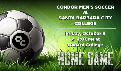 OC Men’s Soccer (Home Game) vs. Santa Barbara City College