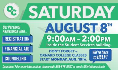 Join us for OC Saturday on August 8th