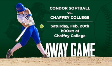 Women’s Softball: OC Condors (Away Game) vs. Chaffey College