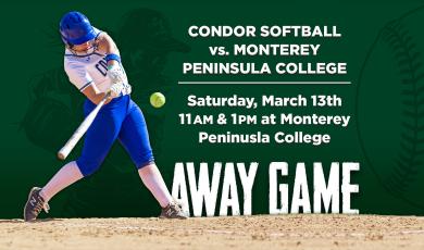Women’s Softball Double-Header: OC Condors (Away Game) vs. Monterey Peninsula College